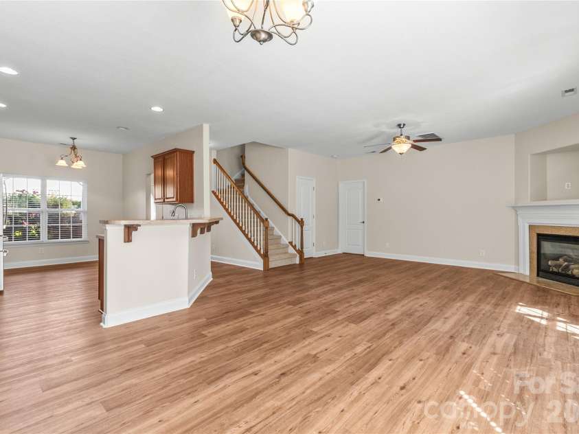 1758 Newland Road, Denver, NC 28037.  MLS# CAR4319388, YatesRealty ID 28238. Open floor plan living, dining, kitchen!