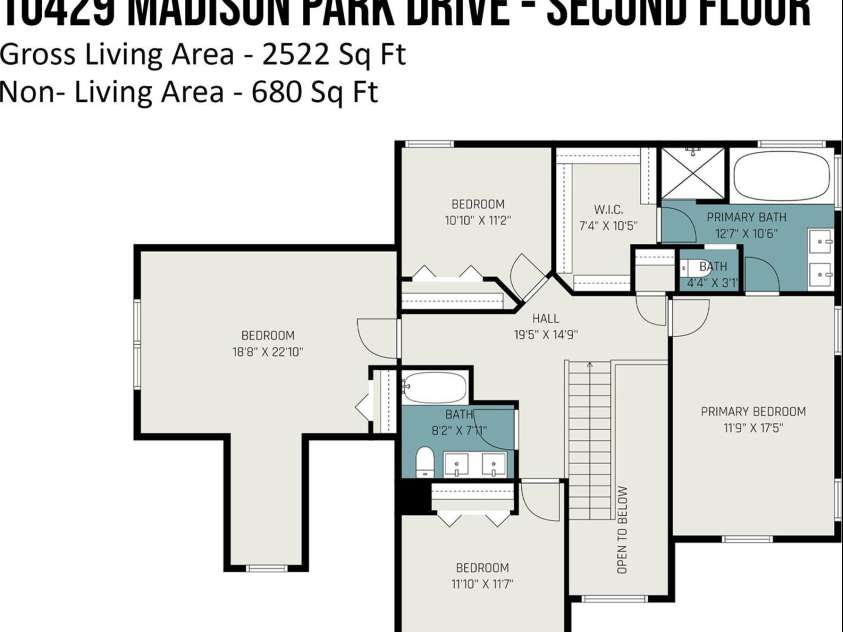 10429 Madison Park Drive, Charlotte, NC 28269.  MLS# CAR4241985, YatesRealty ID 2824. 