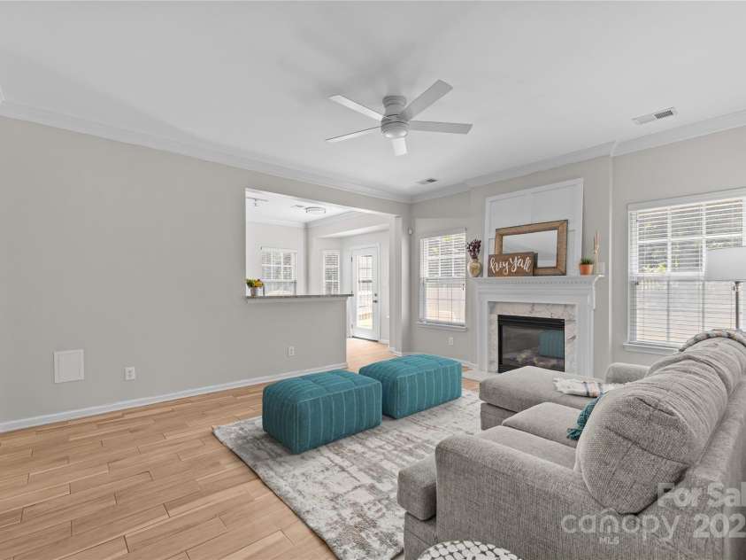 3018 Early Rise Avenue, Indian Trail, NC 28079.  MLS# CAR4283685, YatesRealty ID 28251. Open floor plan provides great flow for every day living and entertaining.