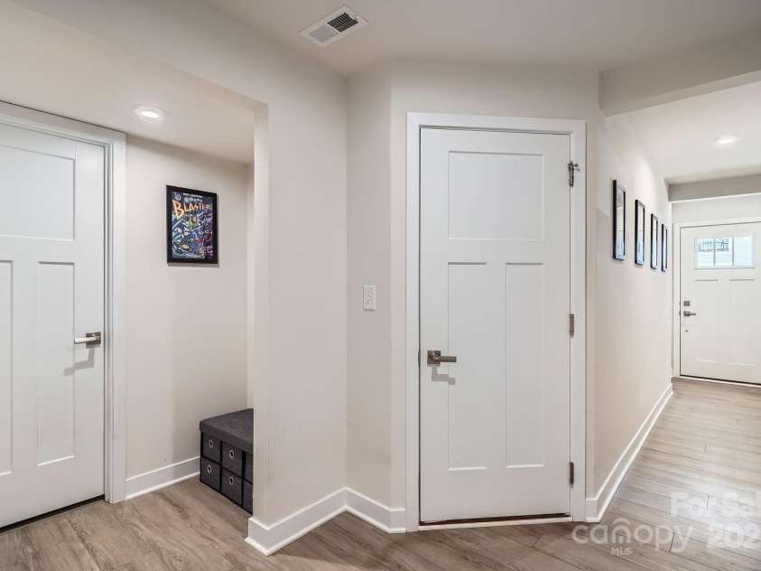 9729 Oaklawn Boulevard, Huntersville, NC 28078.  MLS# CAR4277701, YatesRealty ID 28252. Foyer - Garage Entrance & Lower Level Storage Closet!