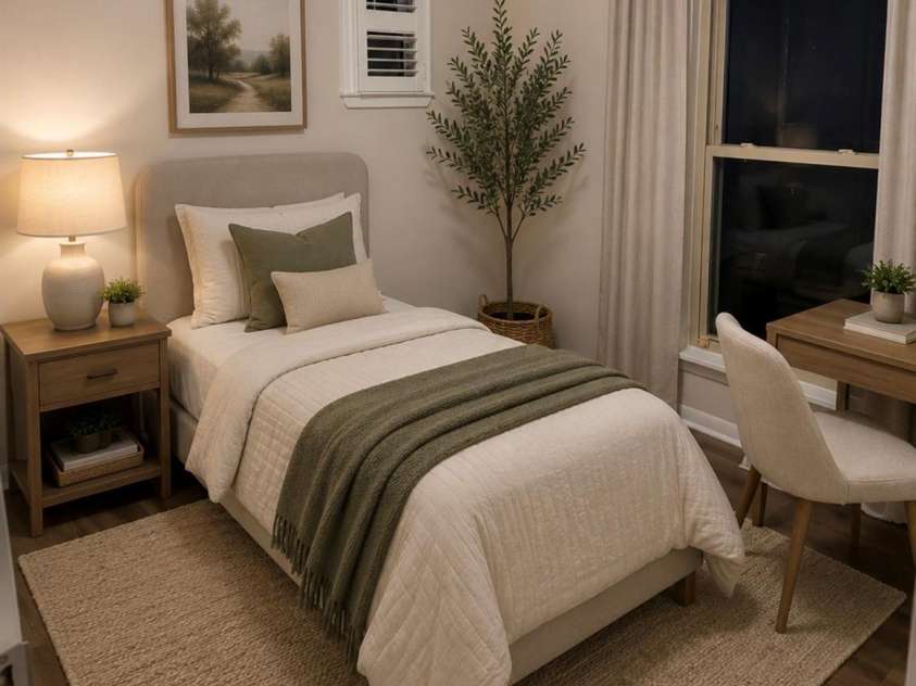 6921 Kirkcaldy Lane, Mint Hill, NC 28227.  MLS# CAR4382265, YatesRealty ID 28258. Bedroom #2 - Virtually Staged