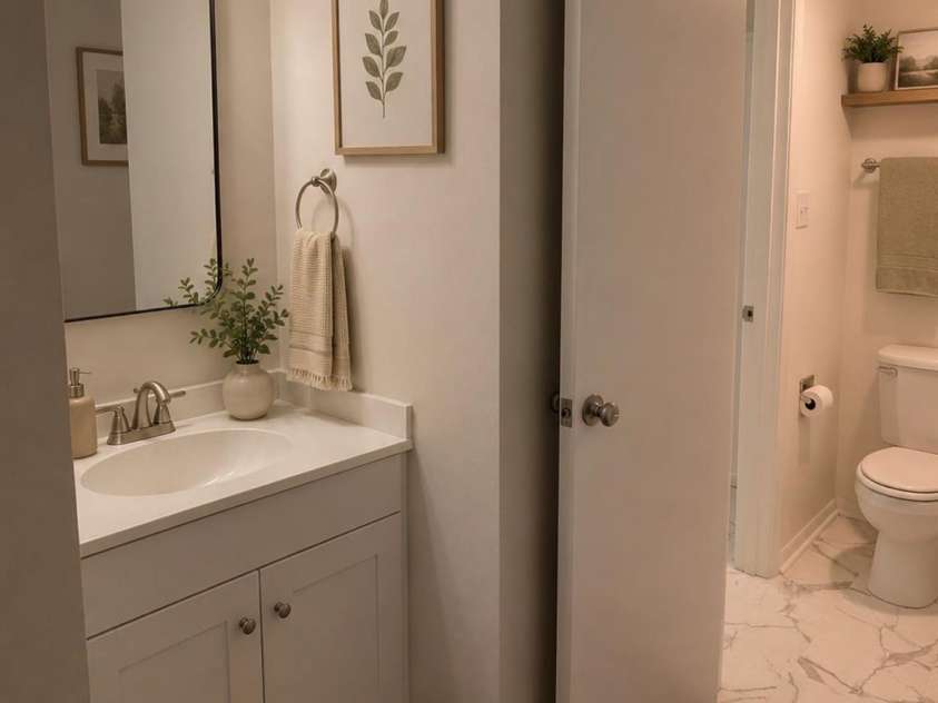 6921 Kirkcaldy Lane, Mint Hill, NC 28227.  MLS# CAR4382265, YatesRealty ID 28258. Primary Bathroom - Virtually Staged
