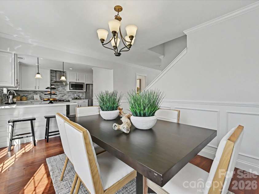 3053 Brookchase Boulevard, Fort Mill, SC 29707.  MLS# CAR4374006, YatesRealty ID 28260. Dining Area and Kitchen