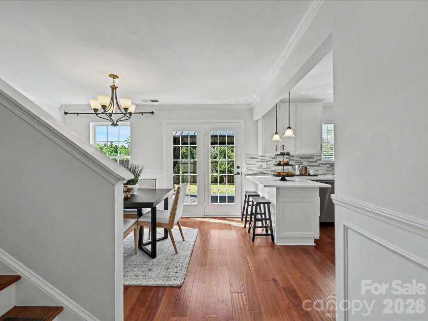 3053 Brookchase Boulevard, Fort Mill, SC 29707.  MLS# CAR4374006, YatesRealty ID 28260. Entrance to Kitchen and Dining Area