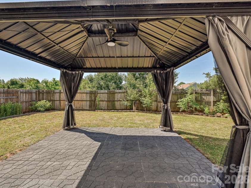 3053 Brookchase Boulevard, Fort Mill, SC 29707.  MLS# CAR4374006, YatesRealty ID 28260. Gazabo and Paver Patio
