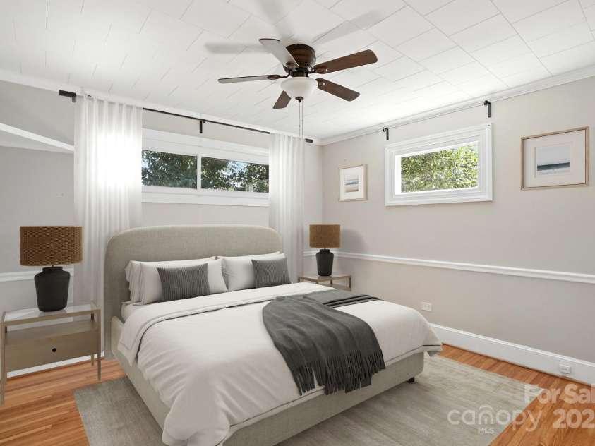 549 Spring Street, Concord, NC 28025.  MLS# CAR4284359, YatesRealty ID 28265. Virtually staged - Guest bedroom #2