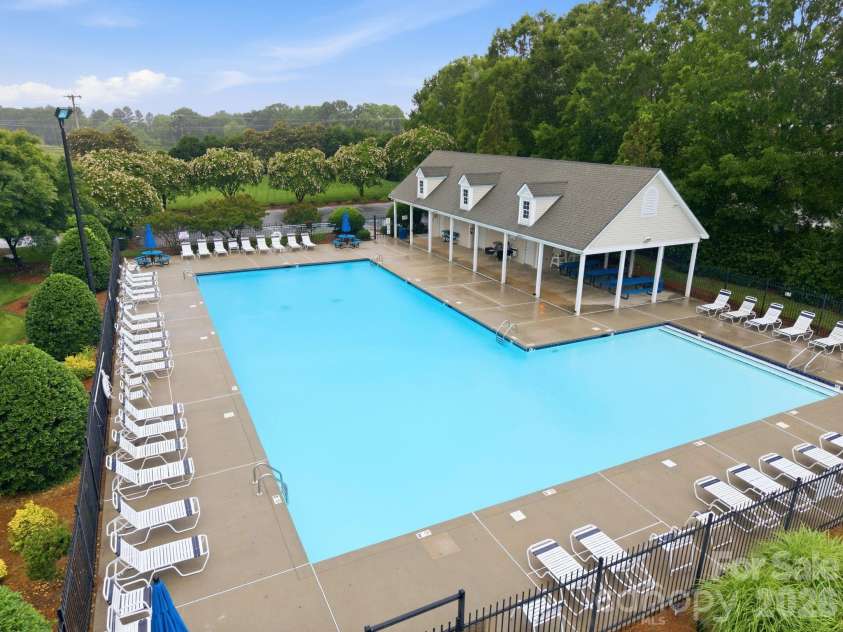 4835 Turnridge Court, Concord, NC 28027.  MLS# CAR4387673, YatesRealty ID 28270. Inviting pool for summertime!