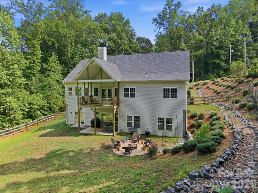 2960 Walter Drive, Concord, NC 28027.  MLS# CAR4373915, YatesRealty ID 28272. Backyard