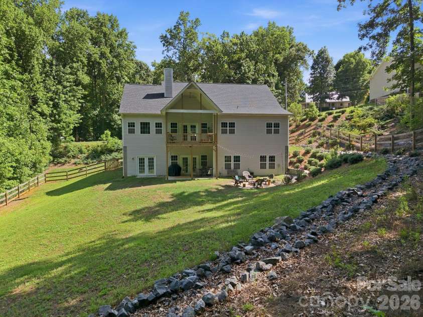 2960 Walter Drive, Concord, NC 28027.  MLS# CAR4373915, YatesRealty ID 28272. Backyard