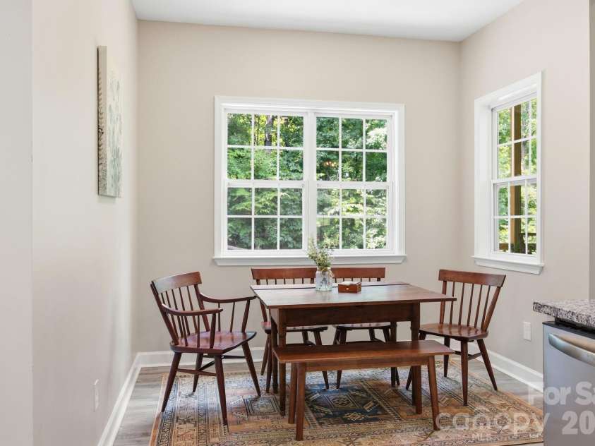 2960 Walter Drive, Concord, NC 28027.  MLS# CAR4373915, YatesRealty ID 28272. Breakfast Nook
