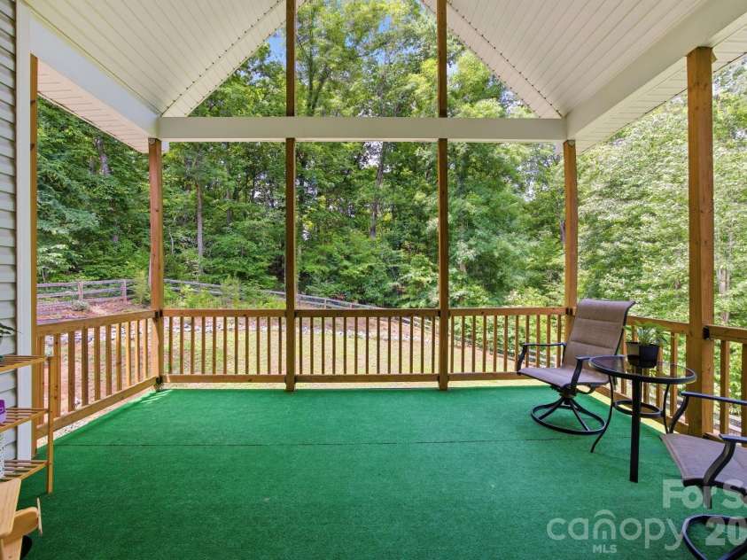 2960 Walter Drive, Concord, NC 28027.  MLS# CAR4373915, YatesRealty ID 28272. Enclosed Deck