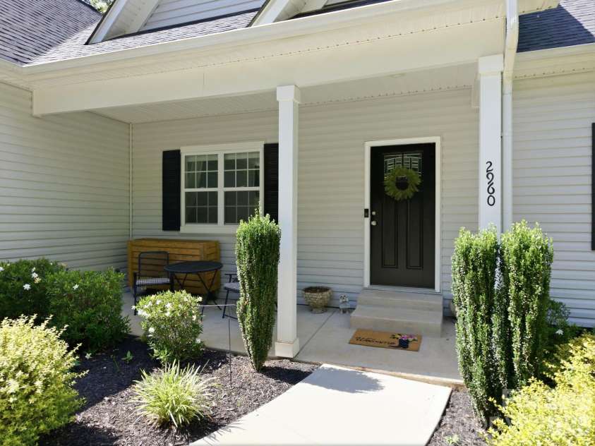 2960 Walter Drive, Concord, NC 28027.  MLS# CAR4373915, YatesRealty ID 28272. Front Porch