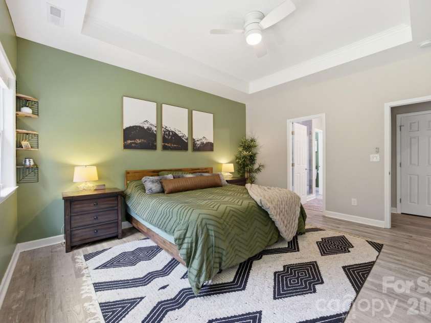 2960 Walter Drive, Concord, NC 28027.  MLS# CAR4373915, YatesRealty ID 28272. Primary Bedroom