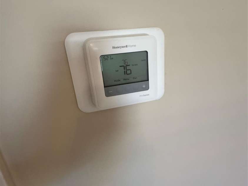 1001 Cone Avenue, Pineville, NC 28134.  MLS# CAR4283461, YatesRealty ID 28275. DIGITAL TSTAT WITH NEW FURNACE