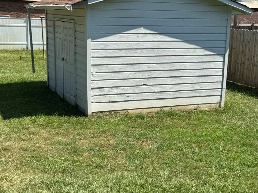 1001 Cone Avenue, Pineville, NC 28134.  MLS# CAR4283461, YatesRealty ID 28275. OUTBUILDING W/NEW ROOF