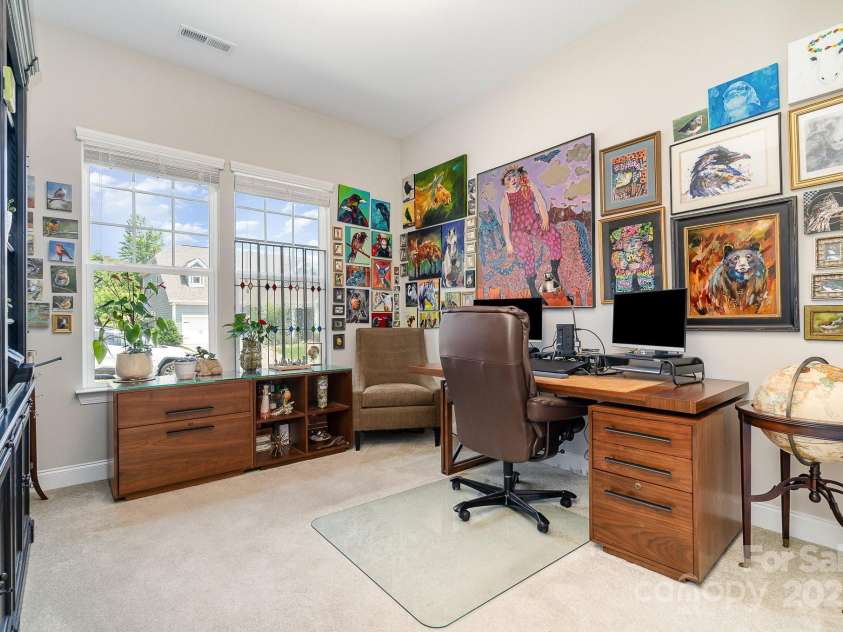 10016 St Kitts Landing Lane, Charlotte, NC 28278.  MLS# CAR4261578, YatesRealty ID 28282. Third bedroom, functioning as office