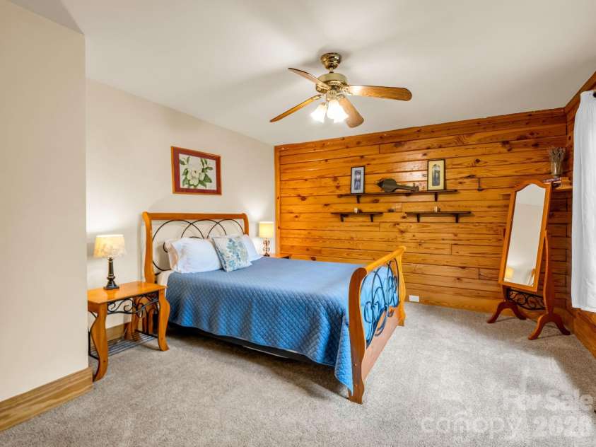 233 Shumont Estates Road, Lake Lure, NC 28746.  MLS# CAR4369348, YatesRealty ID 28283. Queen bed
