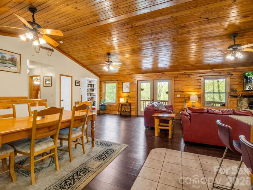 233 Shumont Estates Road, Lake Lure, NC 28746.  MLS# CAR4369348, YatesRealty ID 28283. This layout was made for entertaining- split bedroom floorplan