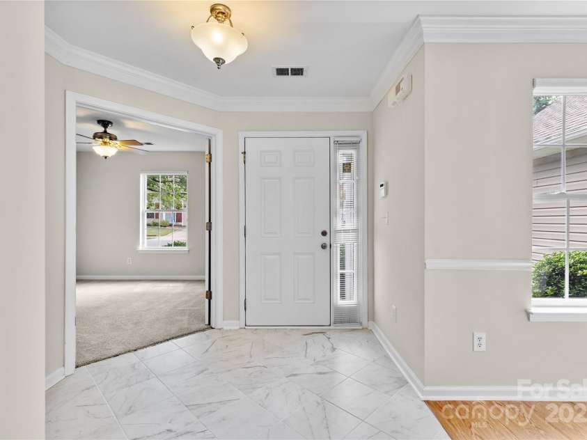 3008 Cornflower Lane, Indian Trail, NC 28079.  MLS# CAR4268218, YatesRealty ID 28284. Beautiful tiled foyer