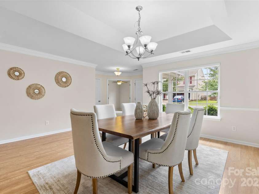 3008 Cornflower Lane, Indian Trail, NC 28079.  MLS# CAR4268218, YatesRealty ID 28284. Dining area