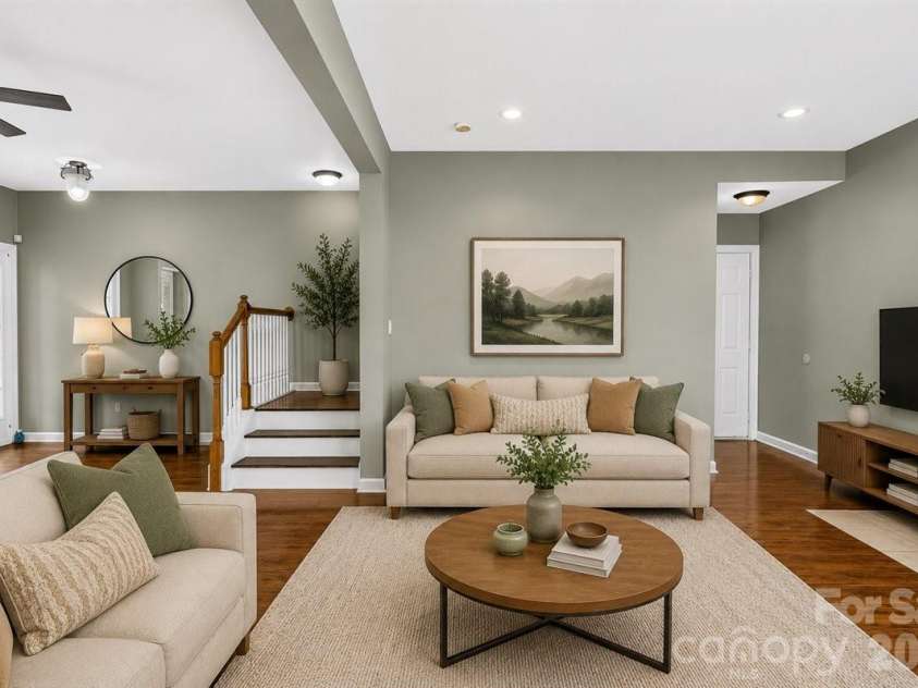 6410 Castlewynd Court, Charlotte, NC 28212.  MLS# CAR4407066, YatesRealty ID 28301. Virually staged