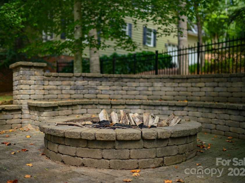 150 William Gilbert Loop, Rutherfordton, NC 28139.  MLS# CAR4282492, YatesRealty ID 28307. Outdoor Fire Pit