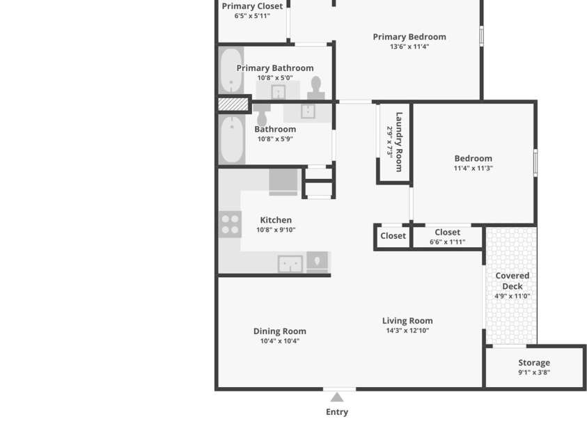 316 Appeldoorn Circle, Asheville, NC 28803.  MLS# CAR4316997, YatesRealty ID 2831. Floor Plan