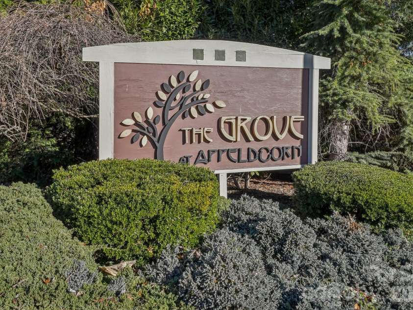 316 Appeldoorn Circle, Asheville, NC 28803.  MLS# CAR4316997, YatesRealty ID 2831. Sign for community