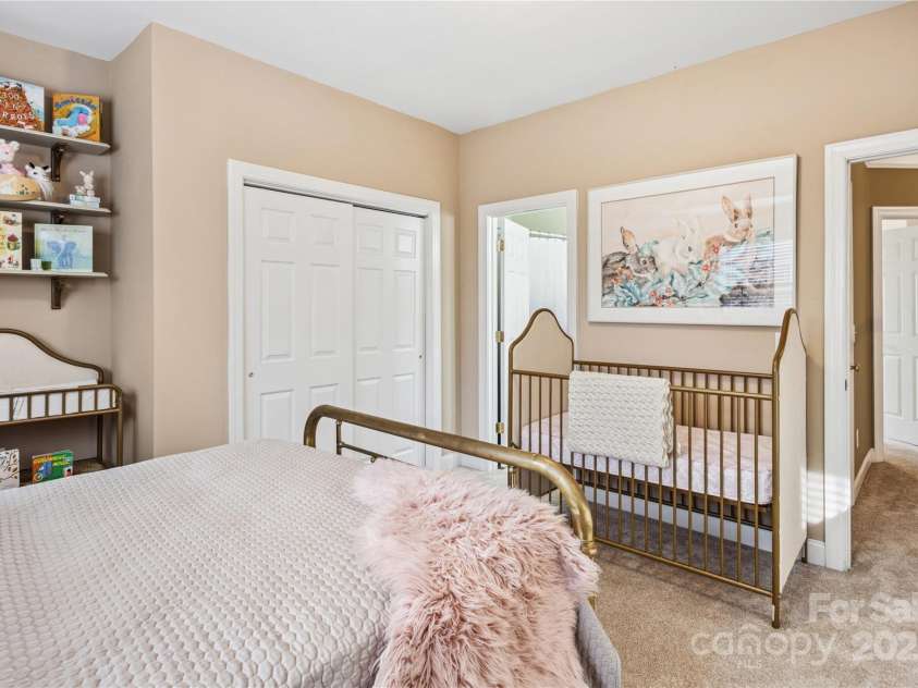 551 Hemmings Place, Concord, NC 28027.  MLS# CAR4244945, YatesRealty ID 28312. Bedroom #3 Featured with Closet