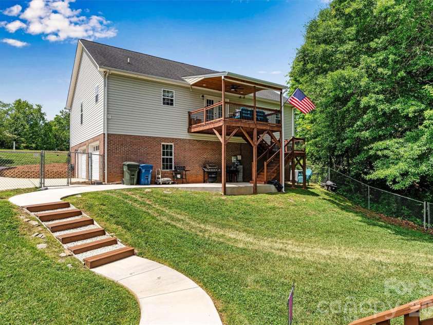 3353 48th Avenue Lane, Hickory, NC 28601.  MLS# CAR4381389, YatesRealty ID 28313. Focused Back View