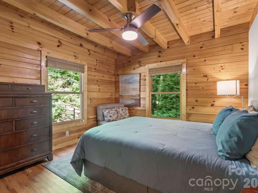 89 Apgar Road, Candler, NC 28715.  MLS# CAR4397603, YatesRealty ID 28314. Primary bedroom on main level
