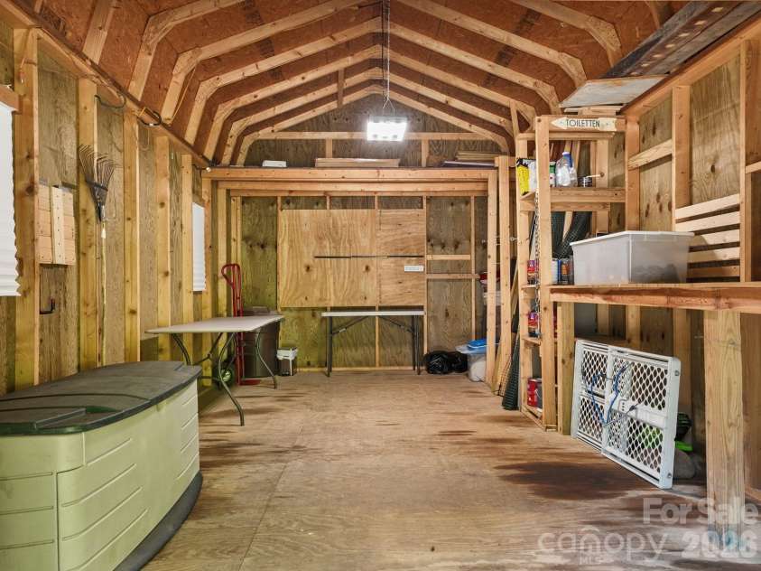 89 Apgar Road, Candler, NC 28715.  MLS# CAR4397603, YatesRealty ID 28314. Workshop/storage with electricity