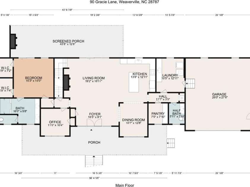 90 Gracie Lane, Weaverville, NC 28787.  MLS# CAR4373346, YatesRealty ID 28315. 