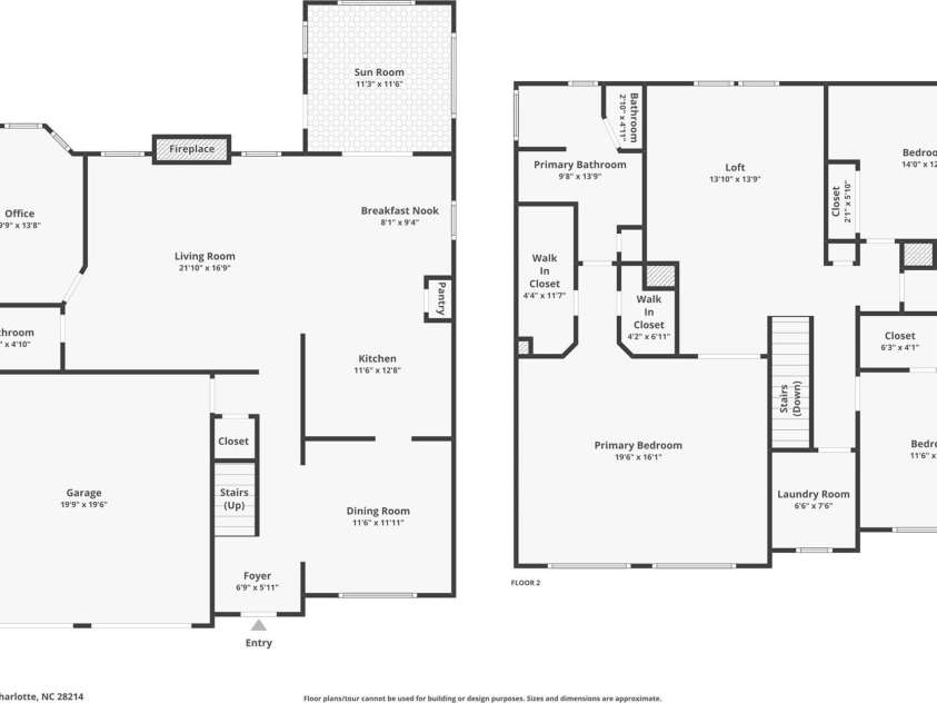 2630 Filson Court, Charlotte, NC 28214.  MLS# CAR4274386, YatesRealty ID 28317. 