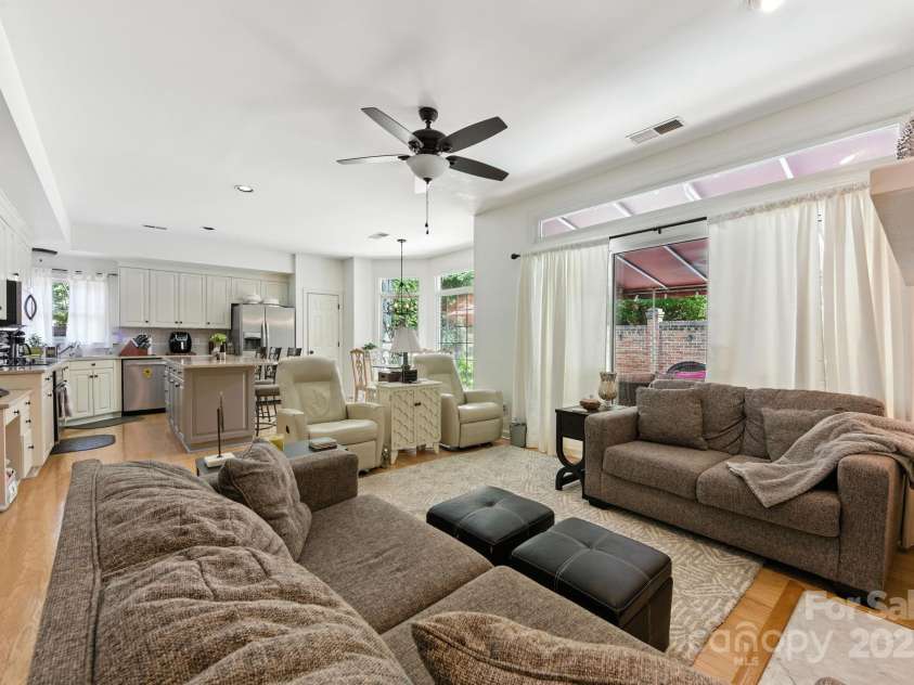 7014 Walton Heath Lane, Charlotte, NC 28277.  MLS# CAR4274206, YatesRealty ID 28318. A view from the Living Room into your updated Kitchen!