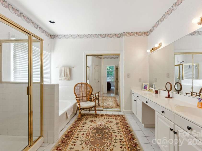7014 Walton Heath Lane, Charlotte, NC 28277.  MLS# CAR4274206, YatesRealty ID 28318. As you can see, your Primary Bathroom is quite spacious!