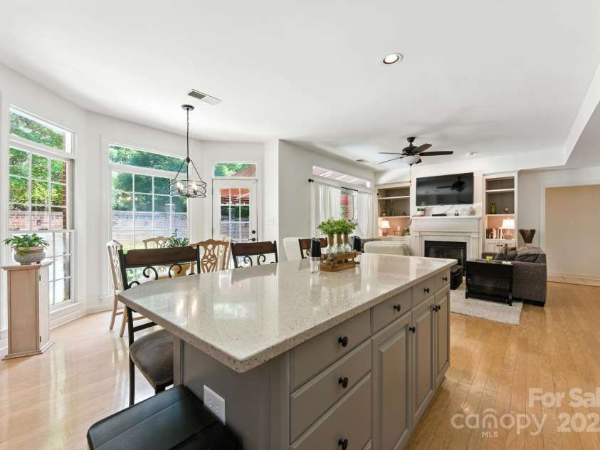 7014 Walton Heath Lane, Charlotte, NC 28277.  MLS# CAR4274206, YatesRealty ID 28318. We're back inside now - let's set out some yummy snacks on the island and keep an eye on the game!