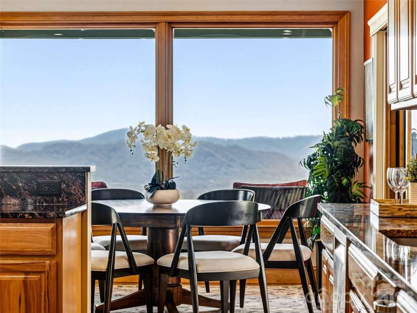 91 Great Oak Lane, Fairview, NC 28730.  MLS# CAR4376722, YatesRealty ID 28334. Enjoy elevated dining with inspiring views