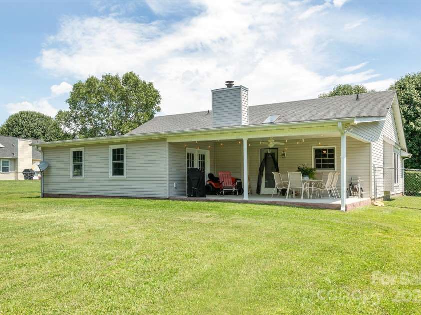 802 Woodlark Court, Fletcher, NC 28732.  MLS# CAR4274029, YatesRealty ID 28336. Rear Elevation
