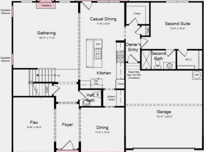 173 Glenn Drive, Mooresville, NC 28115.  MLS# CAR4226103, YatesRealty ID 28339. Structural options added include: second suite upstairs, gas fireplace in gathering room, tray ceiling at primary suite, shower ledge at primary shower, study , door at laundry to primary room, windows at fathering room 