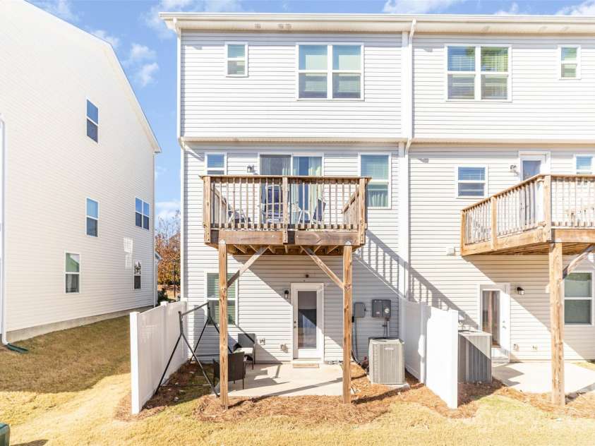 1132 Keydet Drive, Charlotte, NC 28216.  MLS# CAR4321794, YatesRealty ID 2834. Back Exterior