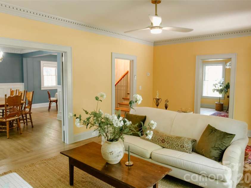 135 Beech Street, Concord, NC 28025.  MLS# CAR4390447, YatesRealty ID 28341. Open front living room