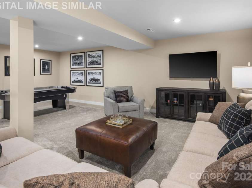 522 Lenswood Court, Denver, NC 28037.  MLS# CAR4254567, YatesRealty ID 28346. Basement.  Illustrative purposes only