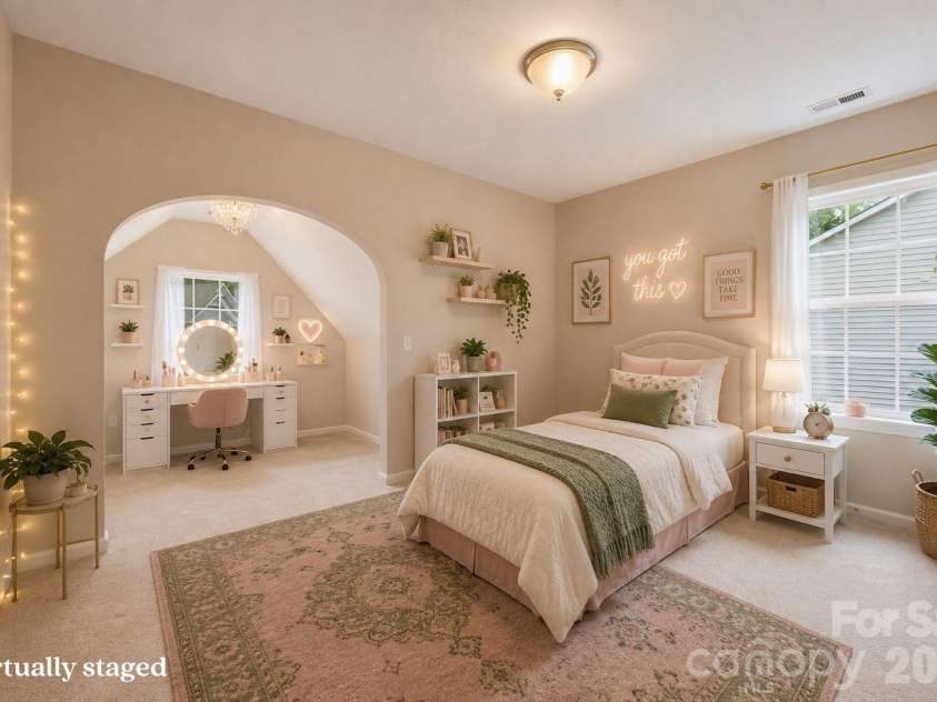878 Treasure Court, Fort Mill, SC 29708.  MLS# CAR4307682, YatesRealty ID 28358. Virtually staged guest bedroom 2, upper level