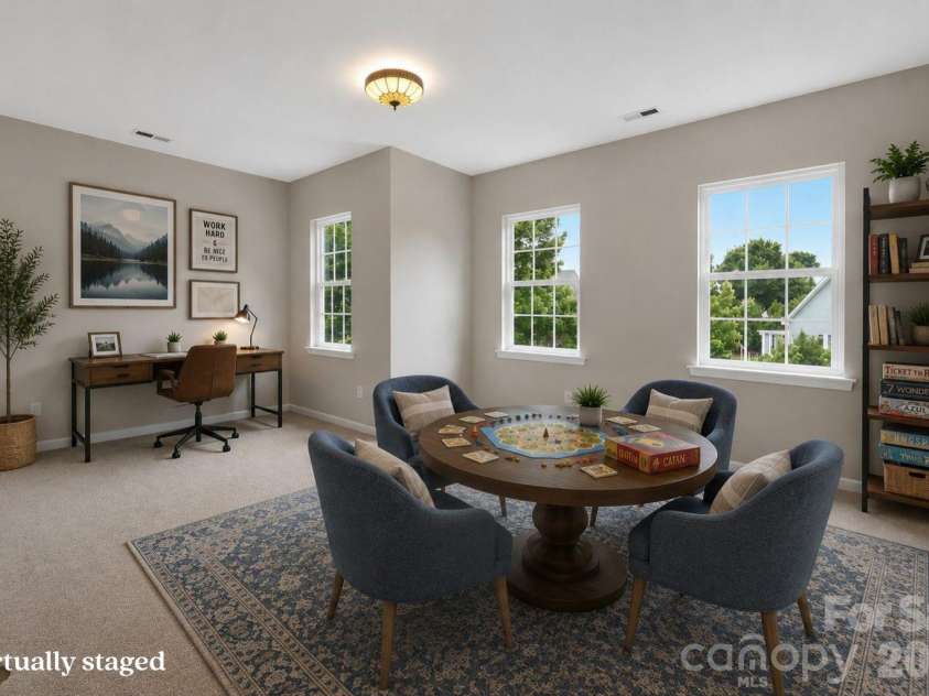 878 Treasure Court, Fort Mill, SC 29708.  MLS# CAR4307682, YatesRealty ID 28358. Virtually staged loft