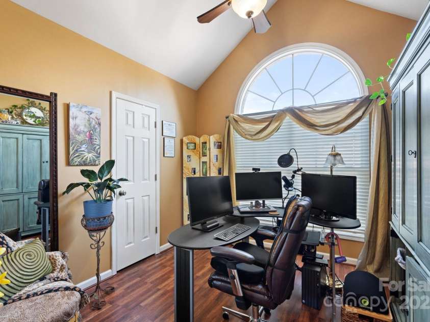 5244 Old Plantation Circle, Winston Salem, NC 27104.  MLS# CAR4283208, YatesRealty ID 28362. Main level 2nd bedroom currently being used as an office