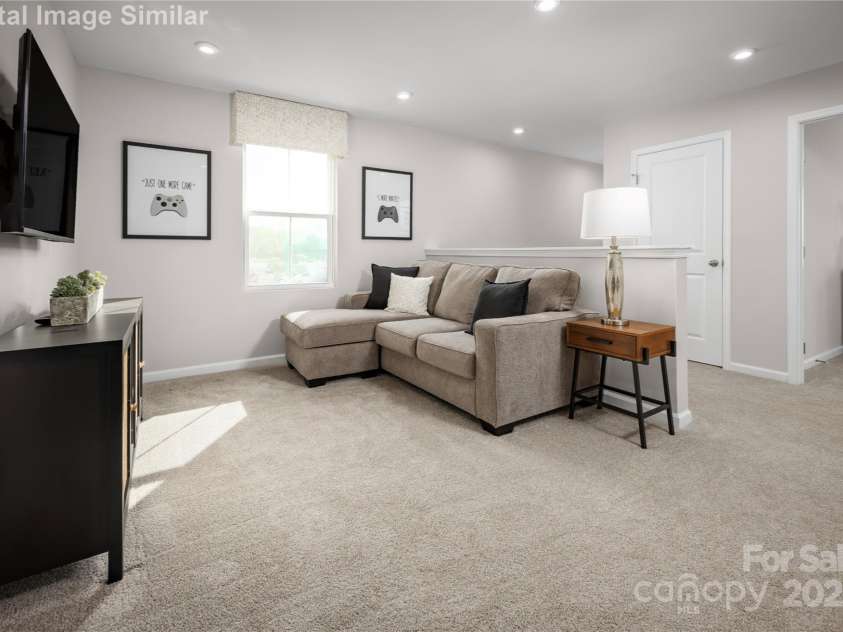 1813 Millstream Drive, China Grove, NC 28023.  MLS# CAR4248118, YatesRealty ID 28373. Upstairs Loft or (5th Bedroom is optional)- Perfect Spot for Family Game Night!