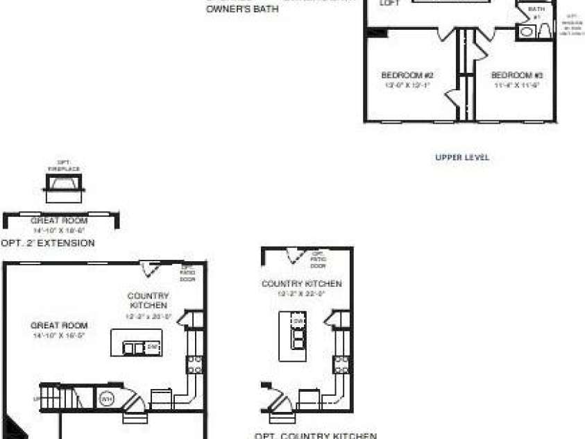 7335 Childress Drive, Concord, NC 28025.  MLS# CAR4262975, YatesRealty ID 28376. Rosecliff floorplan