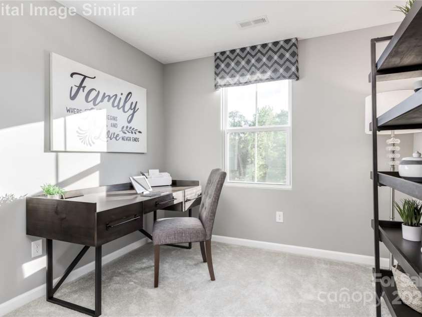 7020 Capstan Terrace, Charlotte, NC 28269.  MLS# CAR4280579, YatesRealty ID 28386. Guest Bedroom or home office