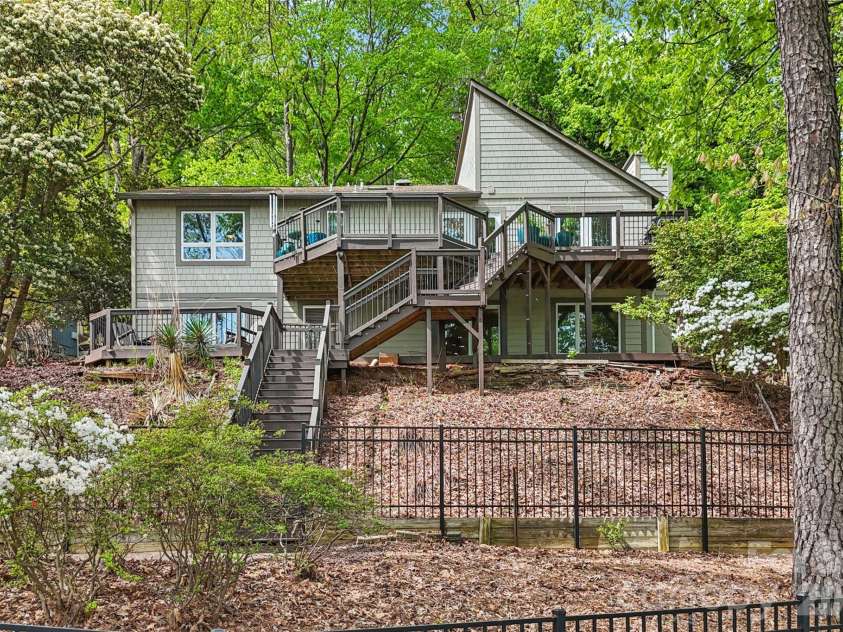 16118 Tana Tea Circle, Tega Cay, SC 29708.  MLS# CAR4368051, YatesRealty ID 28390. Terraced Backyard